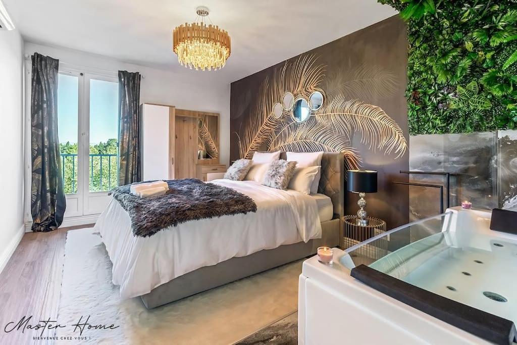 Gout De Luxe A Narbonne T3 Climatise, Spa, Parking ภายนอก รูปภาพ